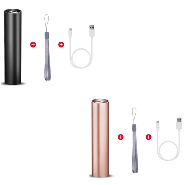 3 Modes Mini Waterproof USB Rechargeable Flashlight