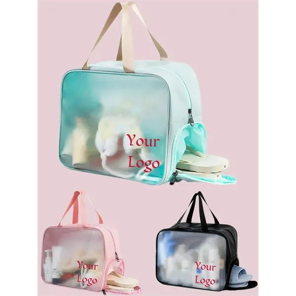 Beach Bag with Wet-Dry Separation Compartment