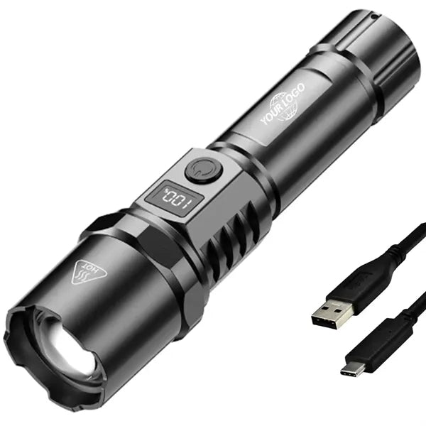 3 Lighting Modes Outdoor Rechargeable LED Flashlight