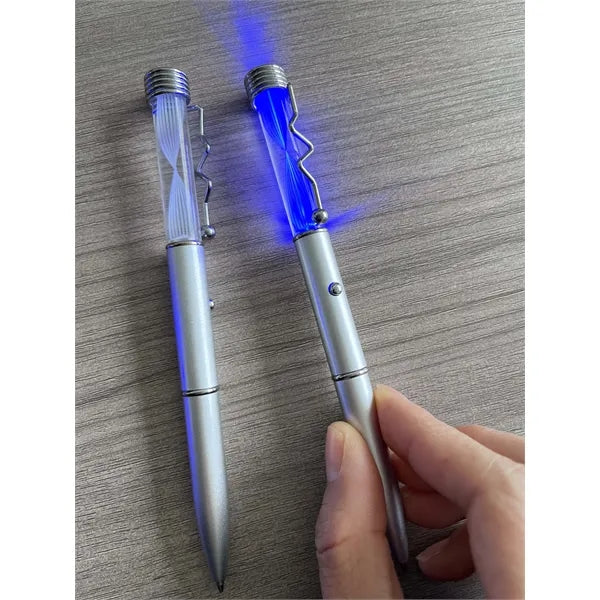 LED Lighted Spiral Pen
