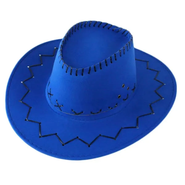 Faux Felt Cowboy Hat