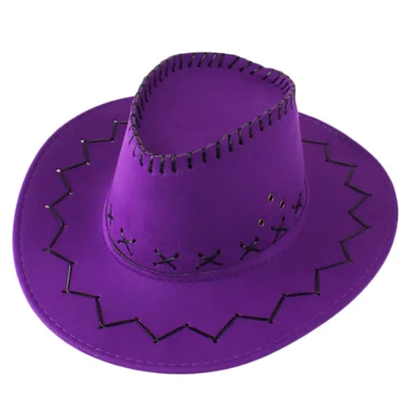 Faux Felt Cowboy Hat