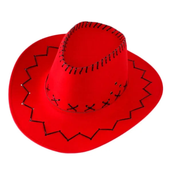 Faux Felt Cowboy Hat