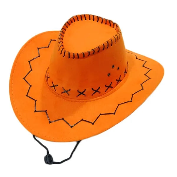 Faux Felt Cowboy Hat