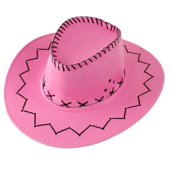 Faux Felt Cowboy Hat