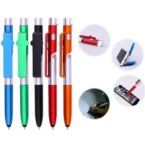 4-in-1 Light Touch Phone Holder Pen