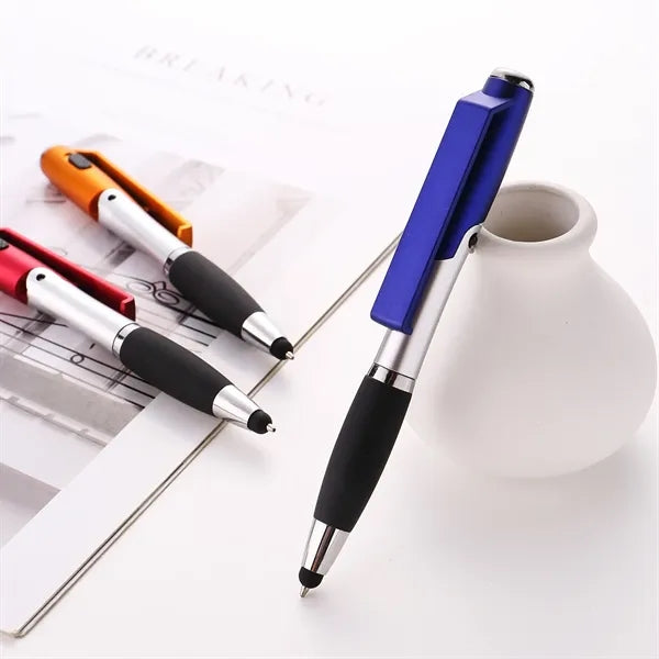 Foldable 4 1n 1 Ballpoint Pen
