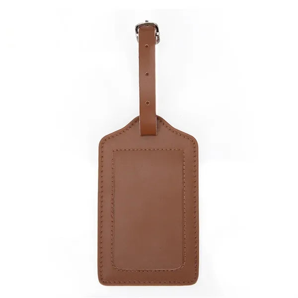 Leather Luggage Tag Set 2.76" x 7.48"