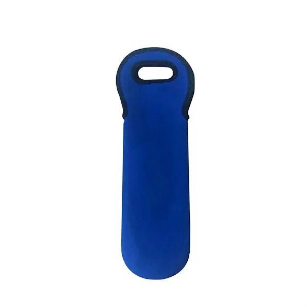 Neoprene Single Bottle Wine Tote Bag