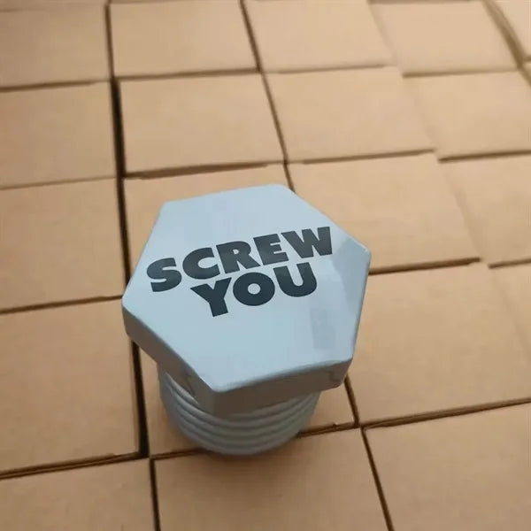 Screw Shaped Push Down Bottle Opener