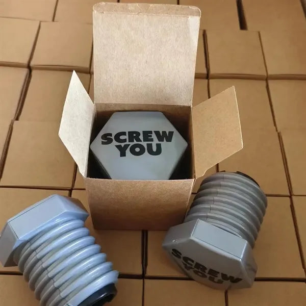 Screw Shaped Push Down Bottle Opener