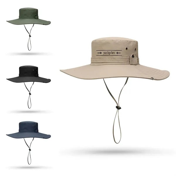 Waterproof Wide Brim Bucket Hat