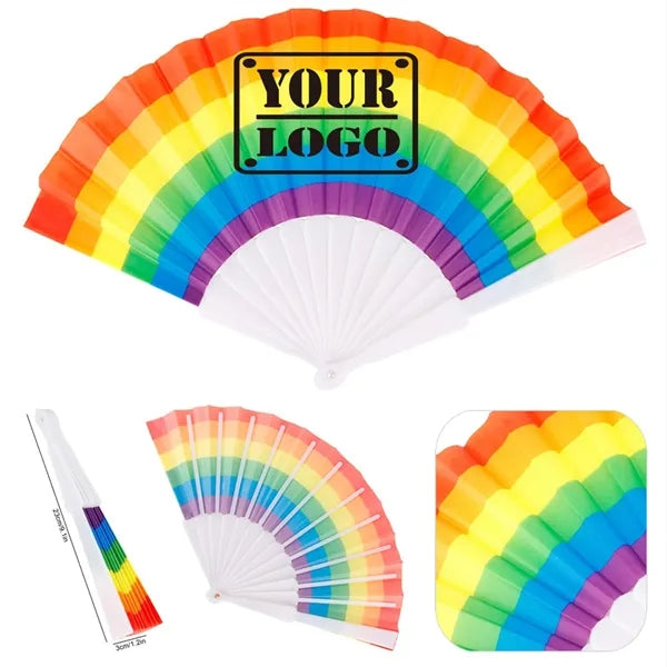 Vibrant Foldable Fan Portable Stylish And Cool
