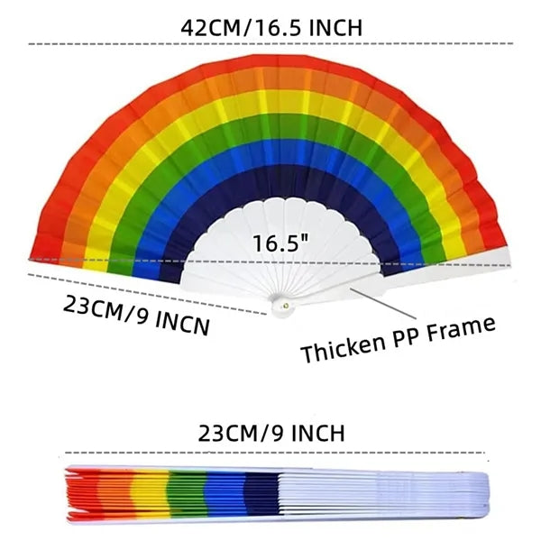 Vibrant Foldable Fan Portable Stylish And Cool