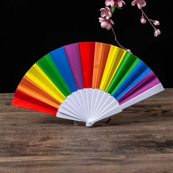 Vibrant Foldable Fan Portable Stylish And Cool
