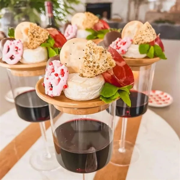 Wine Glass Charcuterie Topper