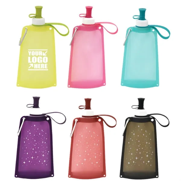 Silicone Portable Folding Water Bag 550Ml