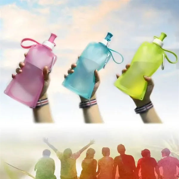 Silicone Portable Folding Water Bag 550Ml