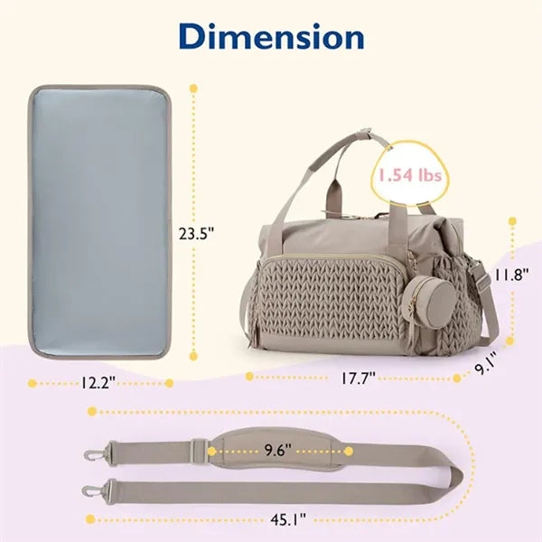 Large Capacity Travel Diaper Bags