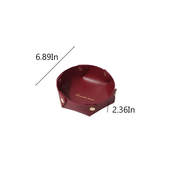 Leather Storage Tray