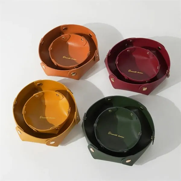 Leather Storage Tray