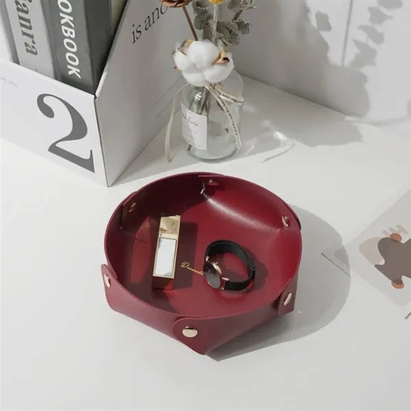 Leather Storage Tray