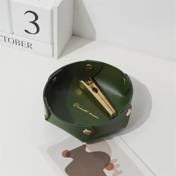 Leather Storage Tray