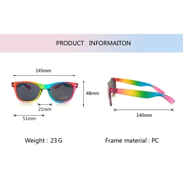 Holiday Party Rainbow Glasses