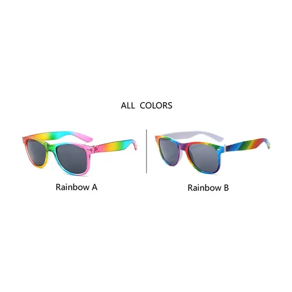 Holiday Party Rainbow Glasses