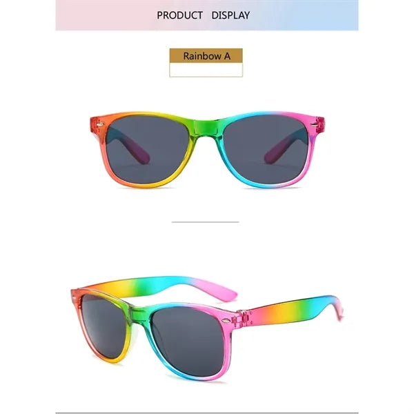Holiday Party Rainbow Glasses