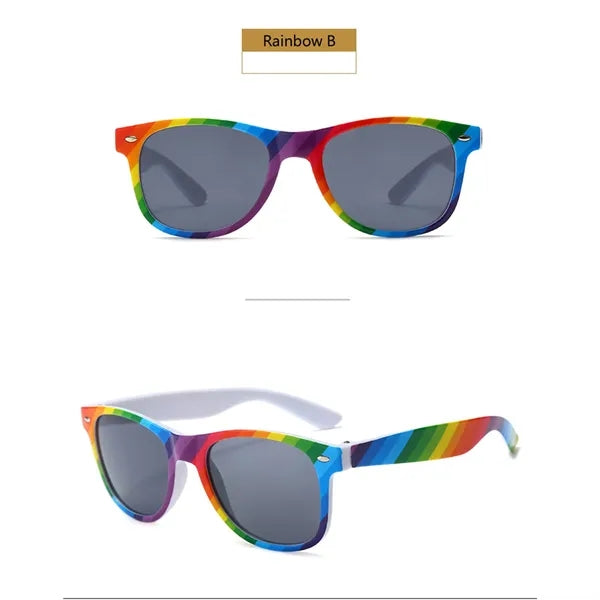 Holiday Party Rainbow Glasses