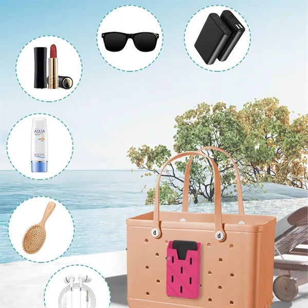 Beach Bag Silicone Phone Holder