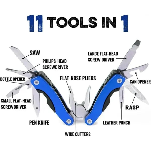 Utility Multi-Tool Piler Outdoor Pocket Knife Blades kits