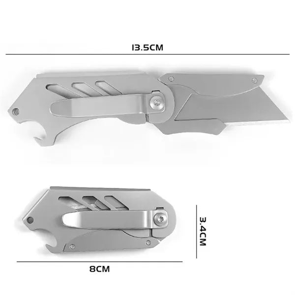 Folding Utility Mini Beltclip Knife