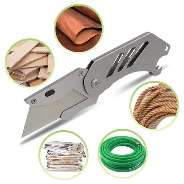 Folding Utility Mini Beltclip Knife