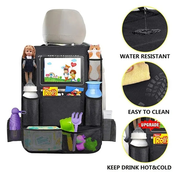 Oxford Fabric Car Seat Back Storage Bag