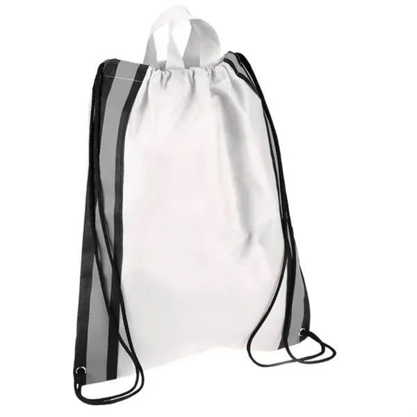 Reflective Safety Drawstring Backpack