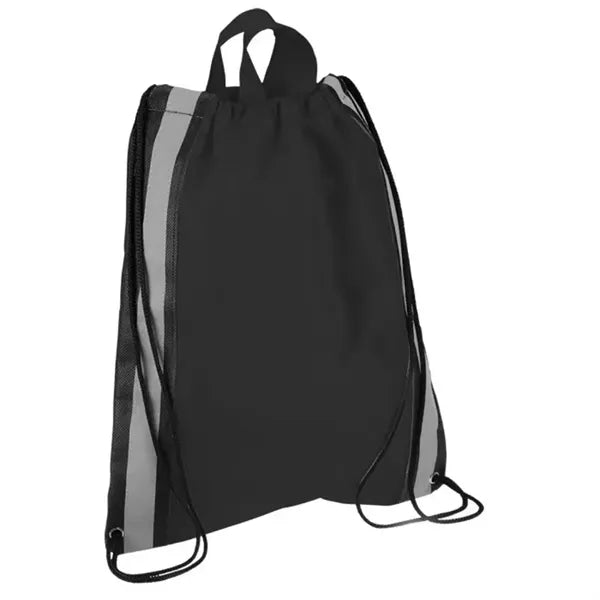 Reflective Safety Drawstring Backpack