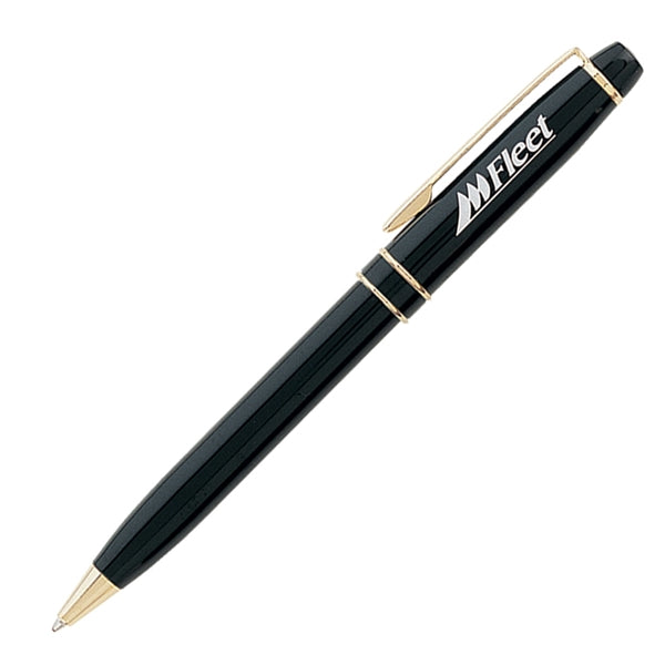 Norman-I Twist Action Pen with Black Middle Ring