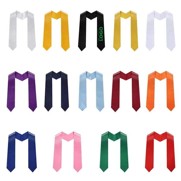 GraduationMall Unisex Adult Plain Graduation Stole