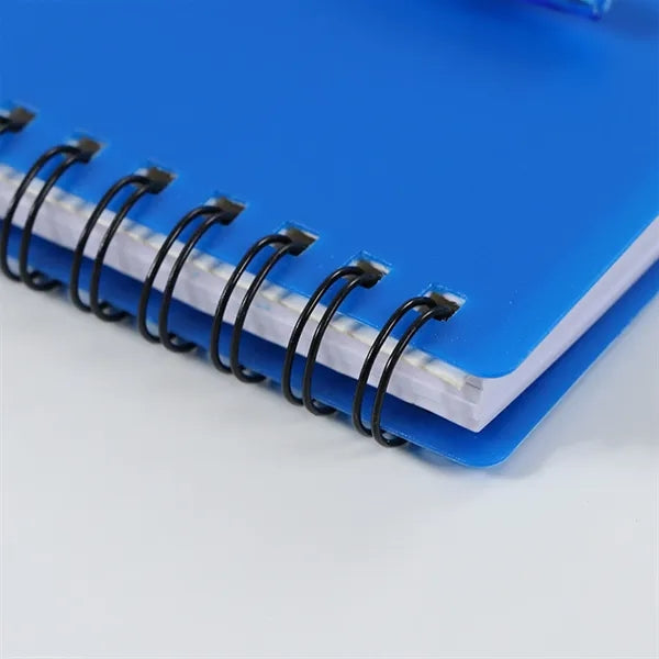 Spiral Notebook with Pen & Sticky Notes