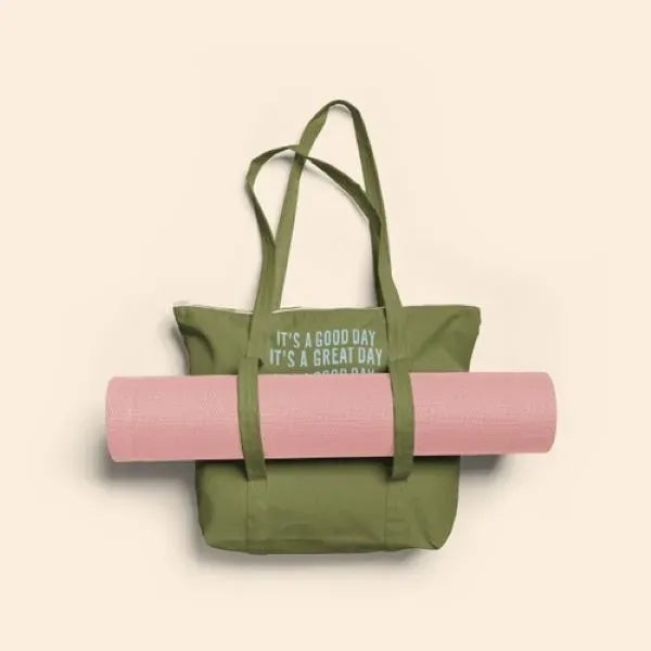 Twinkles Yoga Tote - Colored Canvas