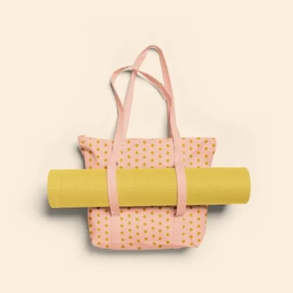 Twinkles Yoga Tote - Colored Canvas