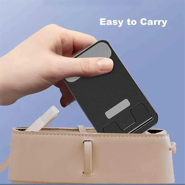 Foldable Cell Phone Stand with Wireless Bluetooth Speaker