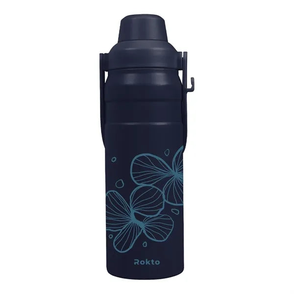 24 Oz. Summit Sip Recycled Stainless Steel Bottle With Ea...