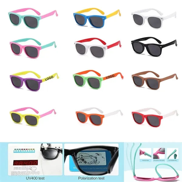 Unbreakable Kids Polarized Sunglasses for Girls Boys