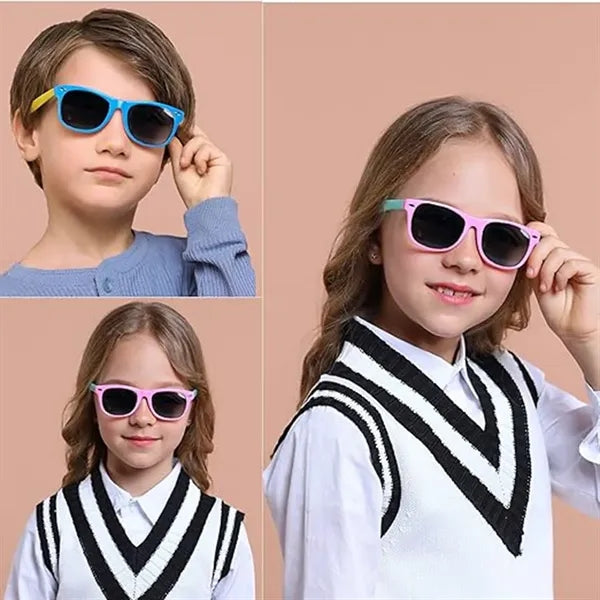 Unbreakable Kids Polarized Sunglasses for Girls Boys