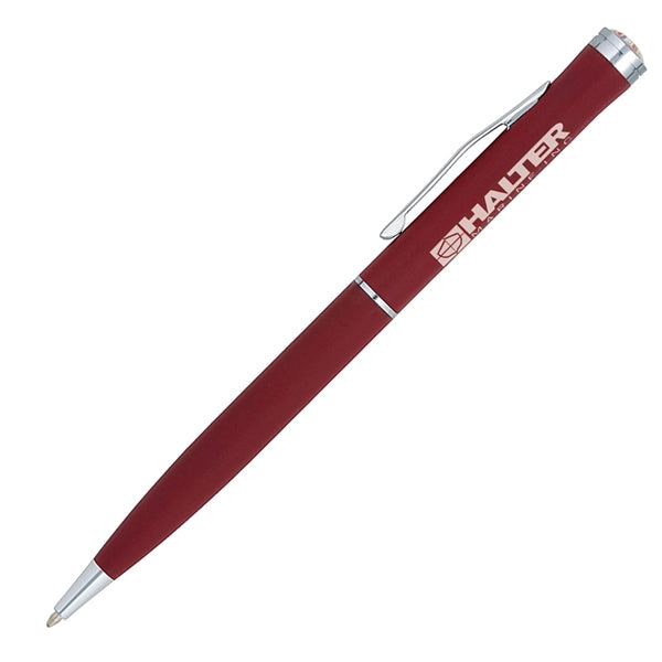 Uhlan Twist Action Pen with Photo Dome Top