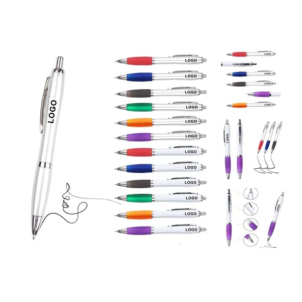 Comfort Grip Plastic Ballpoint Pen for Everyday Writing
