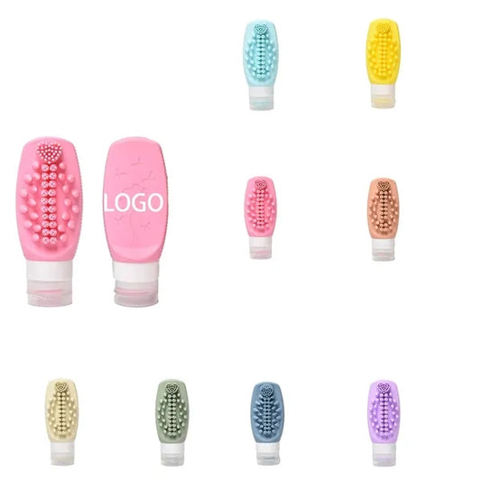Hair Brush with bottle 2in1